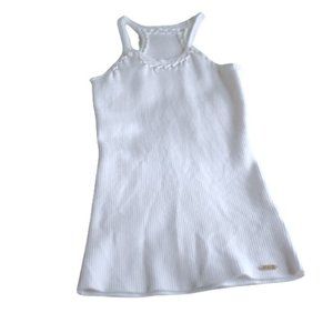 COPY - Bebe White Rib-Knit Tank Top Sweater Size S
